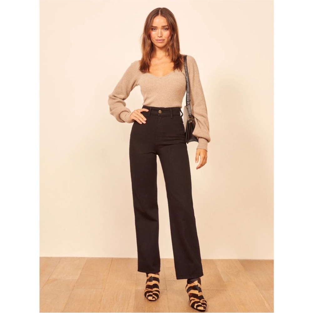 Reformation Marine Jean - Black